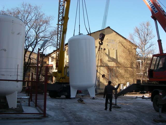 Криогенная система обеспечения термобарокамеры жидким азотом для ЗАО 'Светлана-Рост'